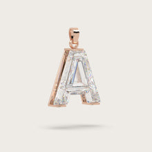 Load image into Gallery viewer, Diamond letter necklace
